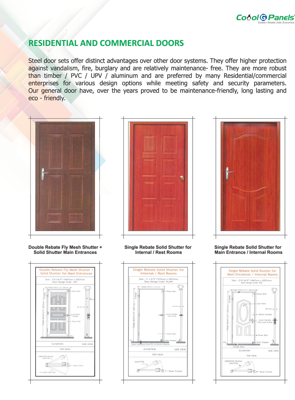 Metal Doors :: Shrreya Systems
